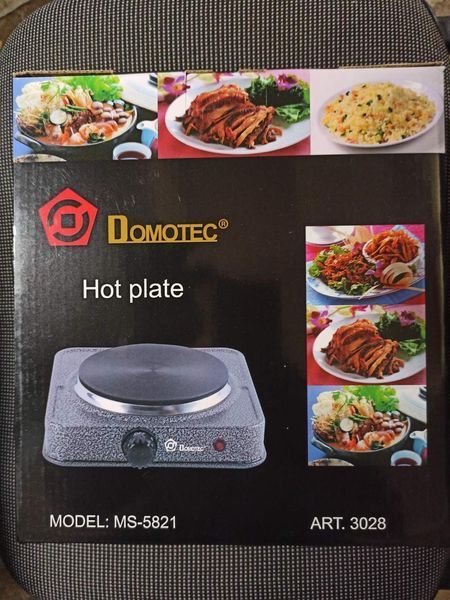 Плита електрична однокомфоркова Domotec MS 5821 1000 Вт 1821 фото