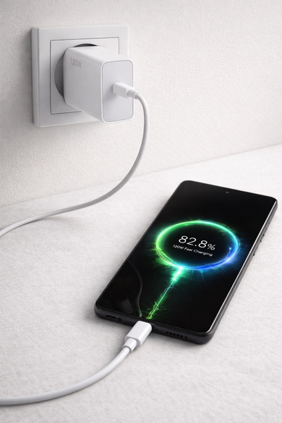 Зарядний пристрій USB 120W + кабель Type-C | Швидка зарядка для телефону Xiaomi Samsung iPhone 7476 фото