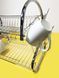Сушилка сушка, подставка для посуды двухъярусная хромированная Clean House New Arrival 6481 фото 5