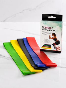 Набор фитнес-резинок Exercise Resistance Bands (5 уровней) 1478 фото