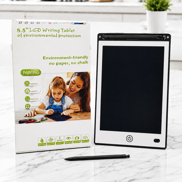 LCD планшет для малювання 8.5 дюйма мультихромний із стілусом для дітей та нотаток 5483 фото