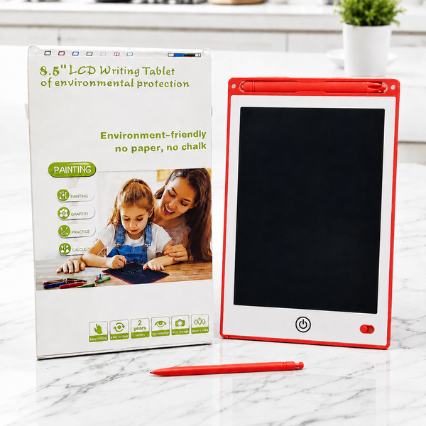 LCD планшет для малювання 8.5 дюйма мультихромний із стілусом для дітей та нотаток 5483 фото