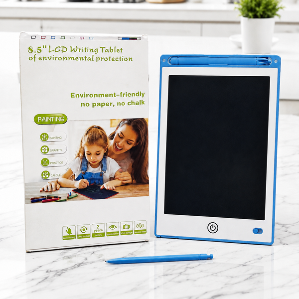 LCD планшет для малювання 8.5 дюйма мультихромний із стілусом для дітей та нотаток 5483 фото