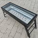 Розкладний портативний мангал BBQ Grill Portable 60*22*32, гриль-барбекю з решіткою для пікніка та дачі 7435 фото 2