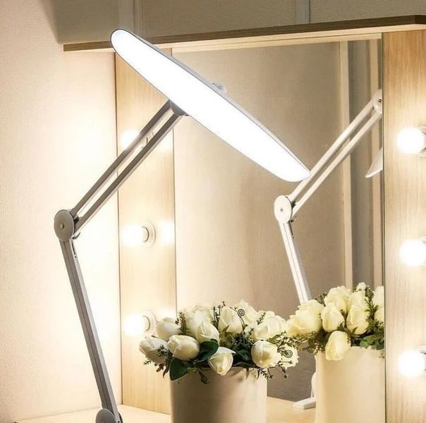 LED безтіньова настільна лампа штатив ALMD-4 на кріпленні з регулюванням яскравості та висоти 18 вт 6356 фото