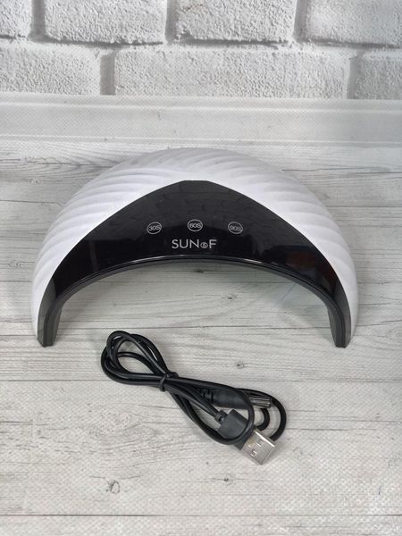 LED/UV-лампа SUN 5F 36 Вт USB без дна &mdash; для гель-лаку та педикюру 7160 фото