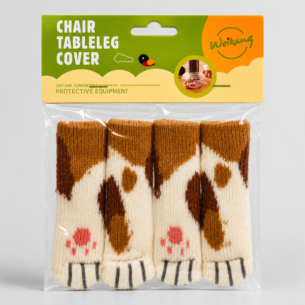 Шкарпетки-чохли на ніжки стільця та стола Chair Socks 11 х 3,5 см захист підлоги 4 шт. 7911 фото