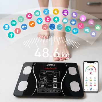 Підлогові розумні фітнес-ваги  180 кг Smart APP 5815 фото