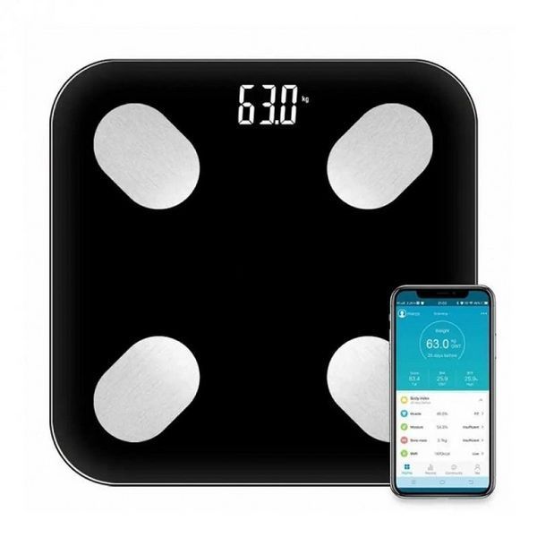 Напольные умные фитнес весы 180кг Smart APP 5815 фото