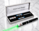Лазерна указка зелена Green Laser Pointer 16,5 см з насадкою для точок, в чехле живлення AAA 7702 фото 1