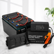 Электроскутер трехколесный AD26-12 800W 48V 20Ah с открытой кабиной и дождевиком черный 7749 фото 9
