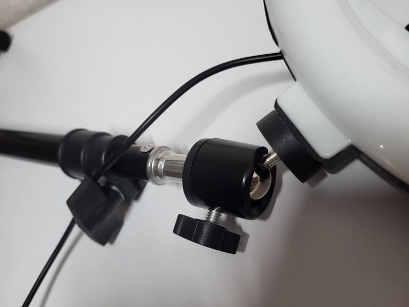 Кольцевая лампа LED Ring Light 26 см с штативом и креплением для телефона , 3 режима свечения 5992 фото