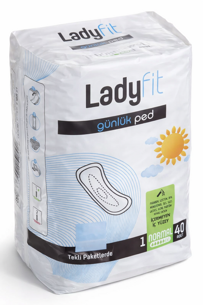 Прокладки щоденні Normal Cotton Ladyfit 40 шт &mdash; бавовняні, тонкі, дихаючі 7398 фото