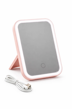 Настольное зеркало для макияжа с LED подсветкой My Fold Jin Ge JG-002, прямоугольное, USB 7300 фото