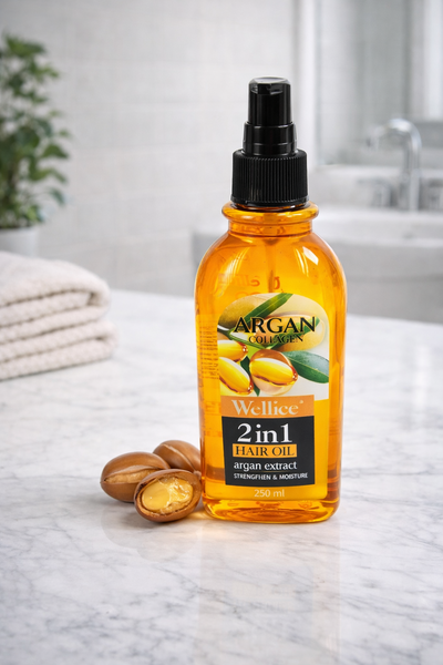 Олія для волосся Argan Collagen 2 в 1 з аргановою олією та колагеном 120мл 7402 фото