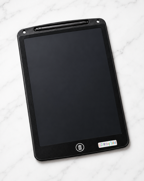 LCD планшет для малювання 12 дюймів Writing Tablet, дитяча дошка для нотаток зі стилусом, чорний 7655 фото