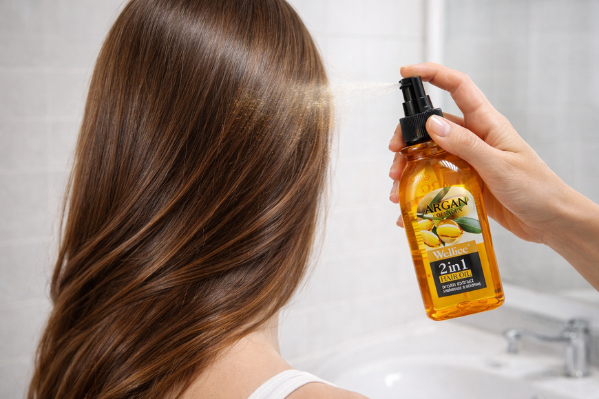 Олія для волосся Argan Collagen 2 в 1 з аргановою олією та колагеном 120мл 7402 фото