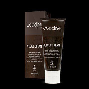 Крем для обуви Coccine Velvet Cream | Бесцветный, 75 мл, аппликатор, Польша 6438 фото