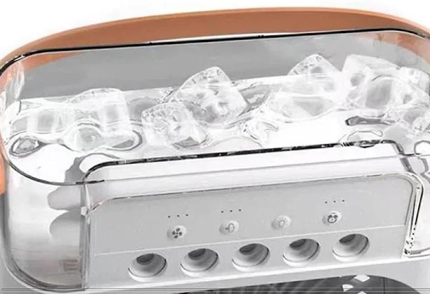 USB вентилятор-увлажнювач з регулюванням швидкості та кута нахилу Air Cooler Fan 6724 фото