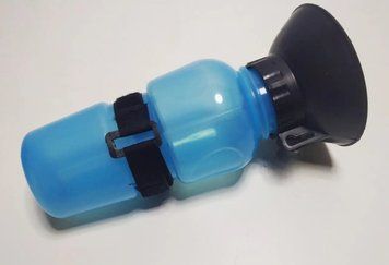 Портативная поилка для собак Dog Water Bottle, 550 мл, синяя 4881 фото