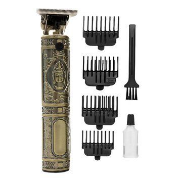 Аккумуляторный триммер Barber машинка для волос, бороды, усов, окантовочная машинка беспроводная usb WS-T99 6350 фото