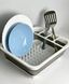 Розкладна сушарка-піддон для посуду KitchenCraft силіконова 1639 фото 1