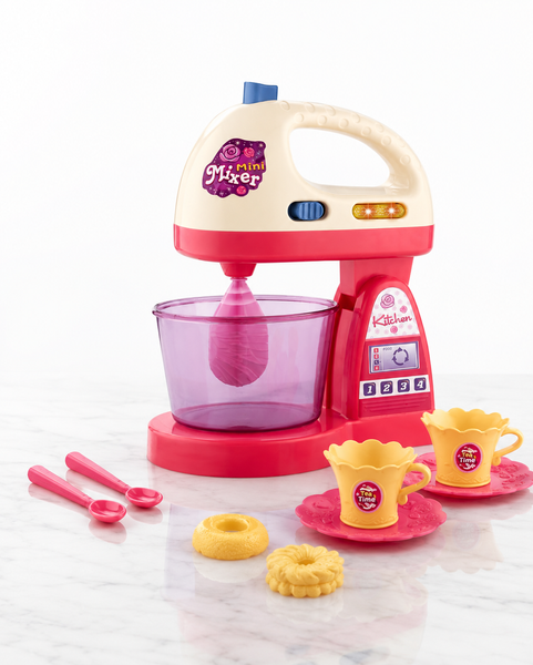 Дитячий міксер MINI KITCHEN зі звуковими ефектами, ігровий набір кухня 9 предметів 7714 фото
