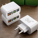 Зарядний пристрій на 6 USB портів 3.1A з швидкою зарядкою | Мережевий адаптер для дому та офісу 7407 фото 4