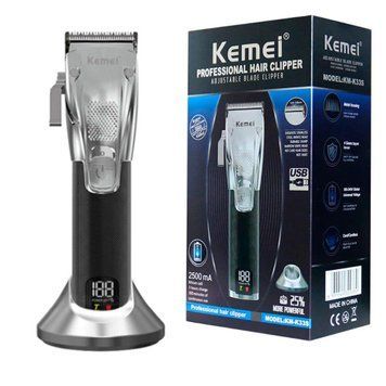 Профессиональная машинка для стрижки Kemei KM-K33S, 8 Вт, Turbo-режим, 300 мин работы 6256 фото