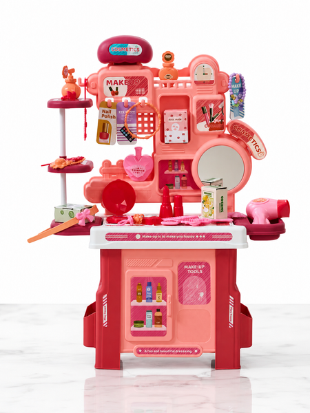Детское трюмо TOYSPlastic Beauty Salon, туалетный столик с аксессуарами, игровой набор 42 предмета 7717 фото