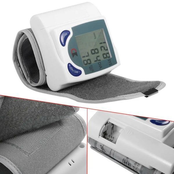Цифровий автоматичний тонометр Blood Pressure Monitor для вимірювання артеріального тиску та пульсу 5757 фото