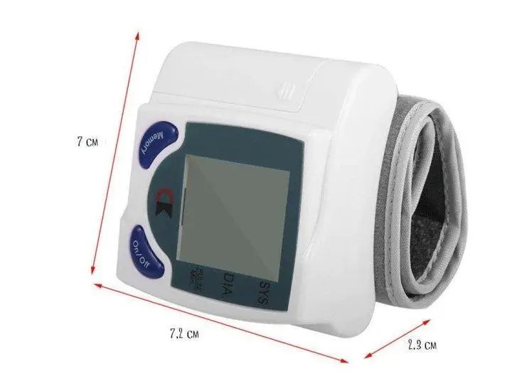 Цифровий автоматичний тонометр Blood Pressure Monitor для вимірювання артеріального тиску та пульсу 5757 фото