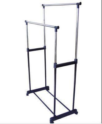 Вішалка для одягу подвійна телескопічна підлогова Double-Pole MINI 720-1300х450х1000-1600 мм 2009 фото