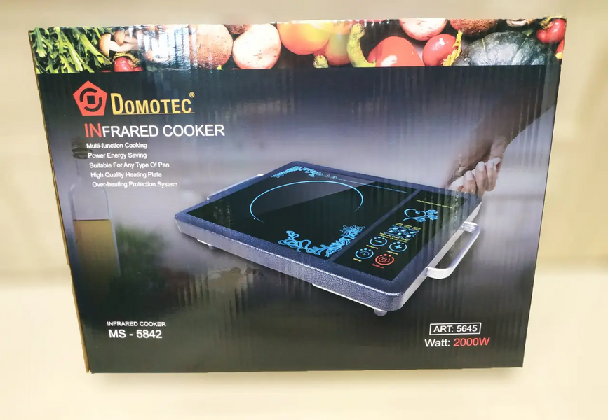 Інфрачервона електрична плита Domotec MS-5842 2000W 4847 фото