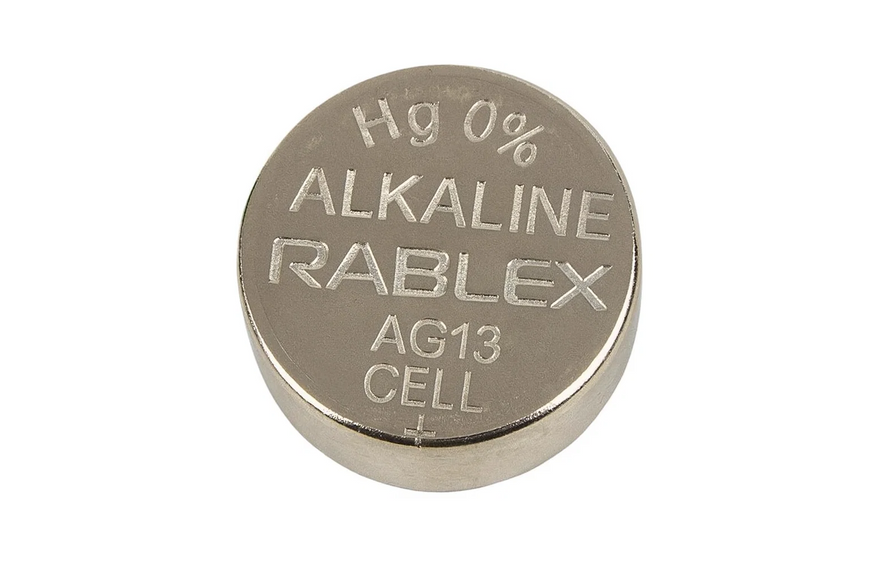 Батарейка RABLEX AG13 LR44 1.5V (таблетка) &mdash; надійне живлення для годинників, іграшок та електроніки 7210 фото