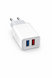 Мережевий зарядний пристрій UKC AR 001 Fast Charge, 2 USB, 2A, 220 В 7269 фото 4