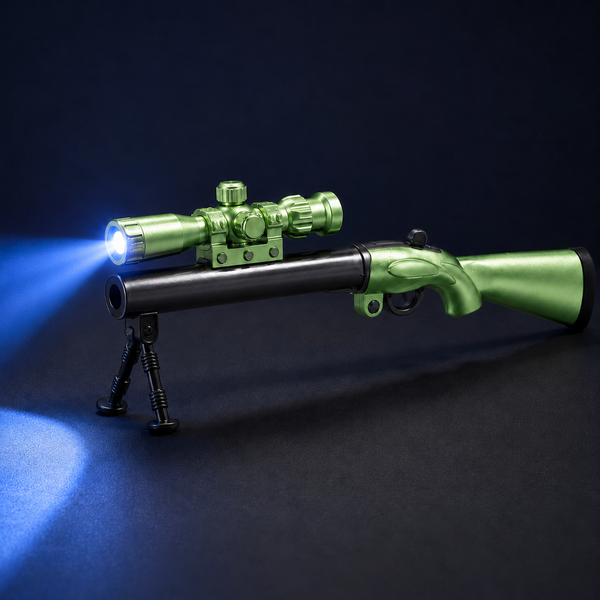 Гелевая ручка трансформер &laquo;Снайперская винтовка&raquo; Sniper Rifle с фонариком 0.38 мм синяя 23 см 7824 фото