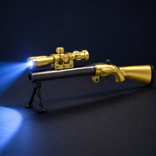 Гелевая ручка трансформер &laquo;Снайперская винтовка&raquo; Sniper Rifle с фонариком 0.38 мм синяя 23 см 7824 фото