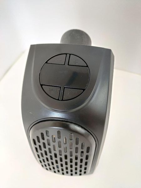 Портативний нагрівач, тепловентилятор дуйка Handy Heater Black з пультом дистанційного керування 2459 фото