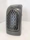 Портативний нагрівач, тепловентилятор дуйка Handy Heater Black з пультом дистанційного керування 2459 фото 7