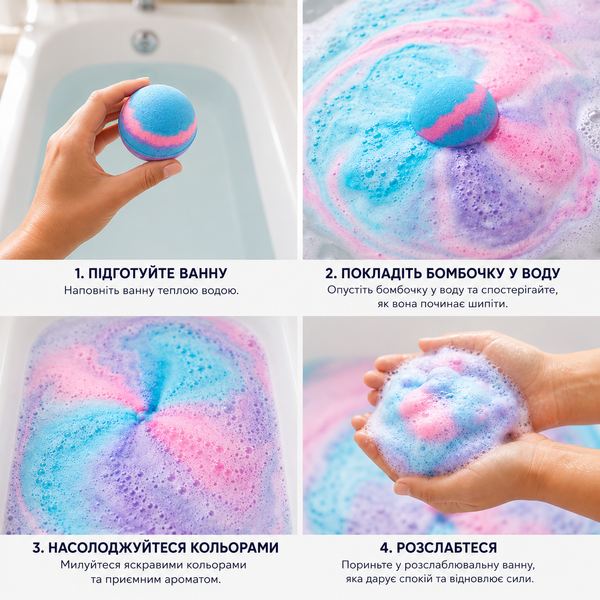 Набор детских бомбочек для ванны 12 шт BATH BOMB GIFT с игрушками-сюрпризами 7777 фото