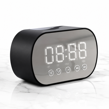 Bluetooth колонка S15 BT з годинником і будильником, FM радіо, microSD, 3 Вт 7779 фото