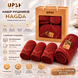 Набір рушників HAGDA&trade; 4 шт у подарунковій коробці &mdash; банний рушник, для рук, обличчя та ніг 7632 фото 2